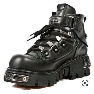 Newrock Boots Style Newrock Boots Style Black Unisex Reactor